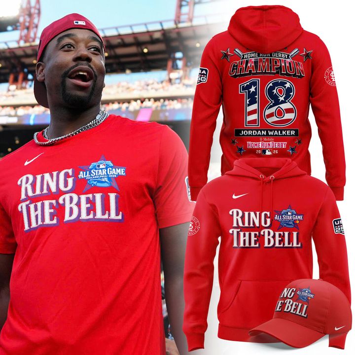 2026 MLB Home Run Derby Champion Jordan Walker Ring The Bell Fan Hoodie V2
