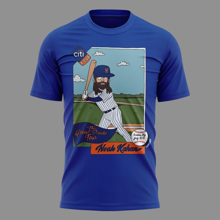 11. Newest Shirt Noah Kahan x New York Mets - The Great Divide Tour 2026 T-Shirt