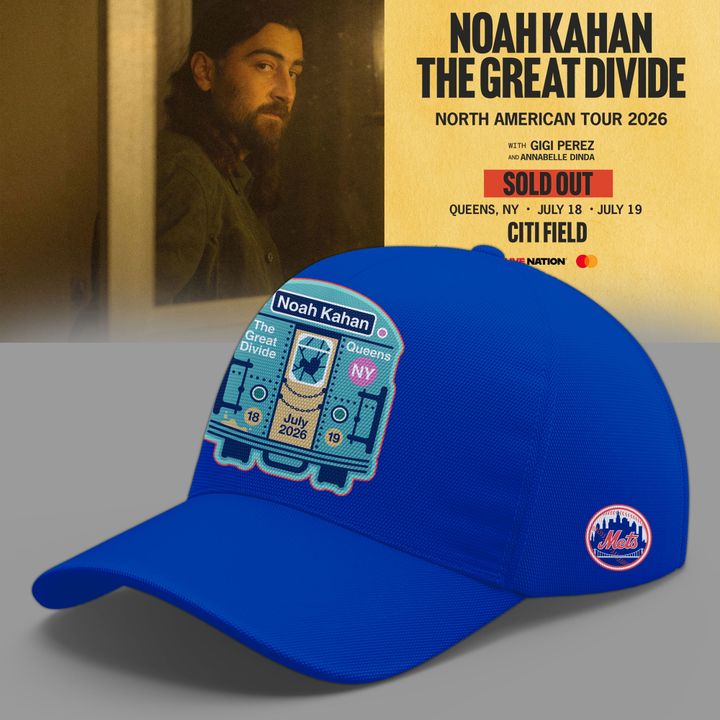 02. Limited Edition Noah Kahan x New York Mets - The Great Divide Tour 2026 T-Shirt