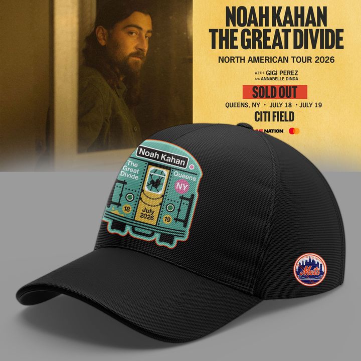 06. Exclusive Noah Kahan x New York Mets - The Great Divide Tour 2026 T-Shirt