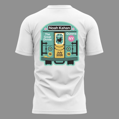 18. White Shirt 2026 Noah Kahan x New York Mets - The Great Divide Tour 2026 T-Shirt