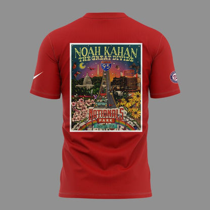 Special Shirt Noah Kahan x Washington Nationals - The Great Divide Tour 2026 T-Shirt