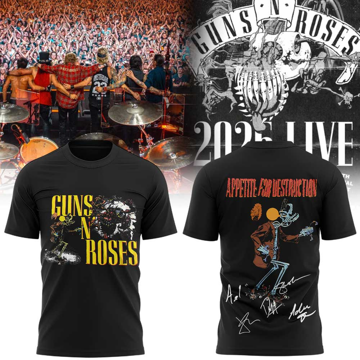 03.14. Limited Edition Guns N' Roses - World Tour 2026 T-Shirt