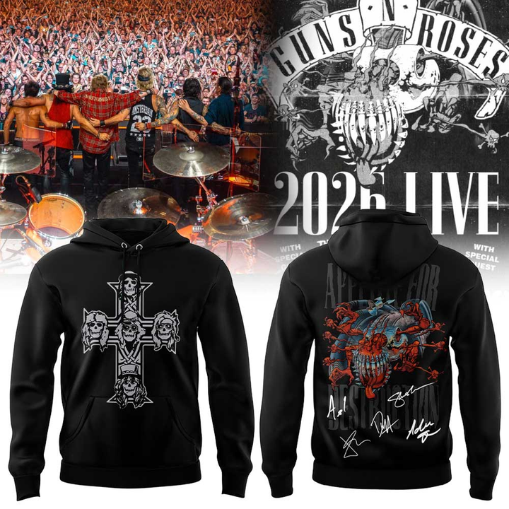61. New Hoodie Guns N' Roses - World Tour 2026 Hoodie