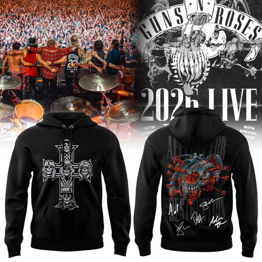 61. New Hoodie Guns N' Roses - World Tour 2026 Hoodie