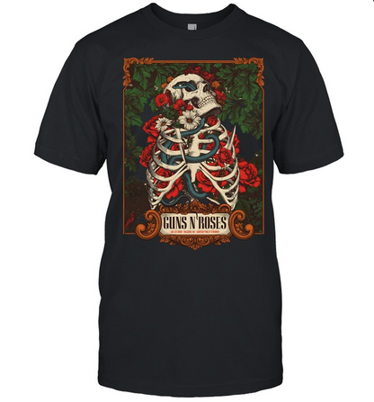 04.06. Guns N' Roses - World Tour 2026 At Carter-Finley Stadium T-Shirt