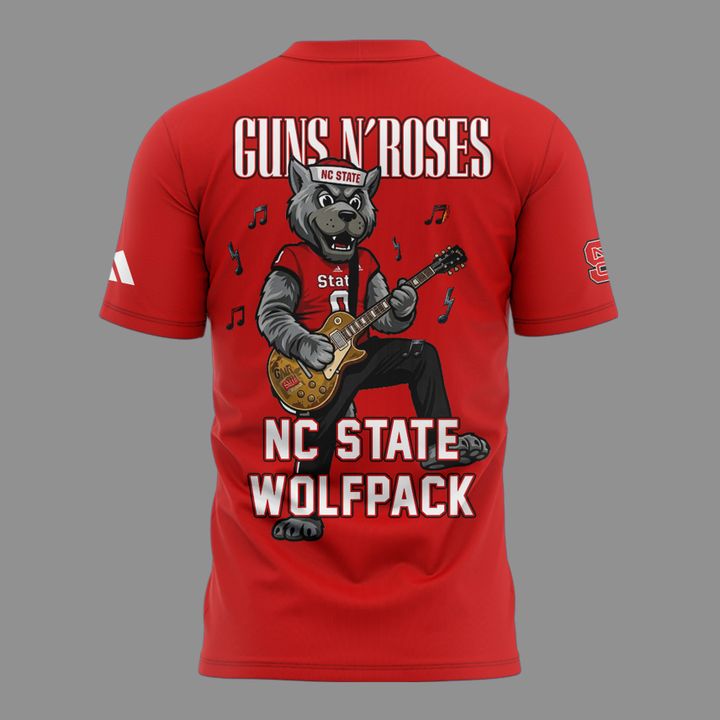 05. New Shirt Guns N' Roses x NC State Football - World Tour 2026 T-Shirt