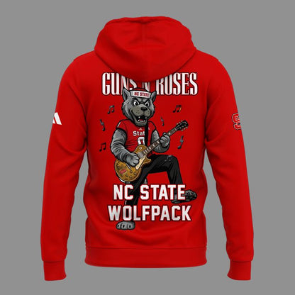 12. Exclusive 2026 Guns N' Roses x NC State Football - World Tour 2026 Hoodie