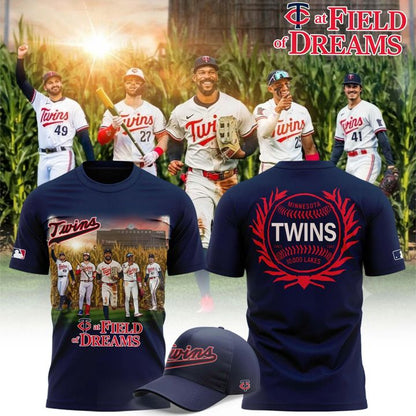 Unisex Navy Minnesota Twins 2026 Field of Dreams Game T-shirt