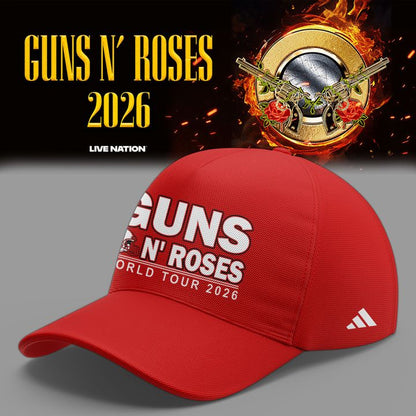 02.10. Limited Edition Guns N' Roses x NC State Football - World Tour 2026 T-Shirt