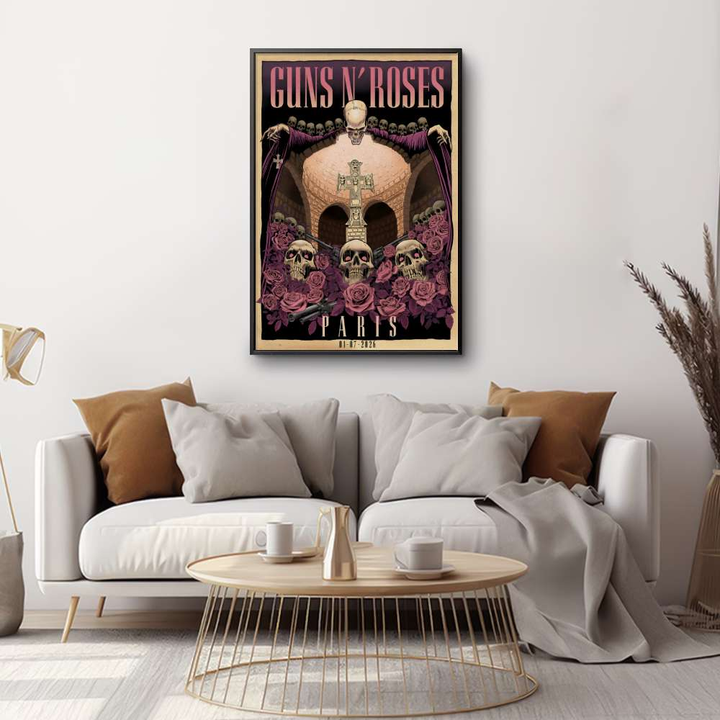 03.12. Guns N' Roses - Paris FR - World Tour 2026 Poster