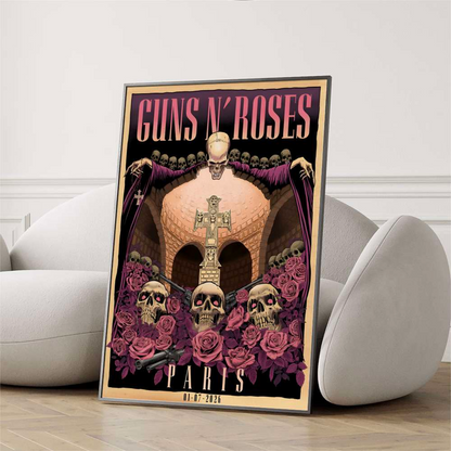 03.12. Guns N' Roses - Paris FR - World Tour 2026 Poster