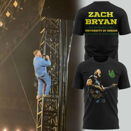 Special 2026 Zach Bryan x Oregon Ducks T-Shirt