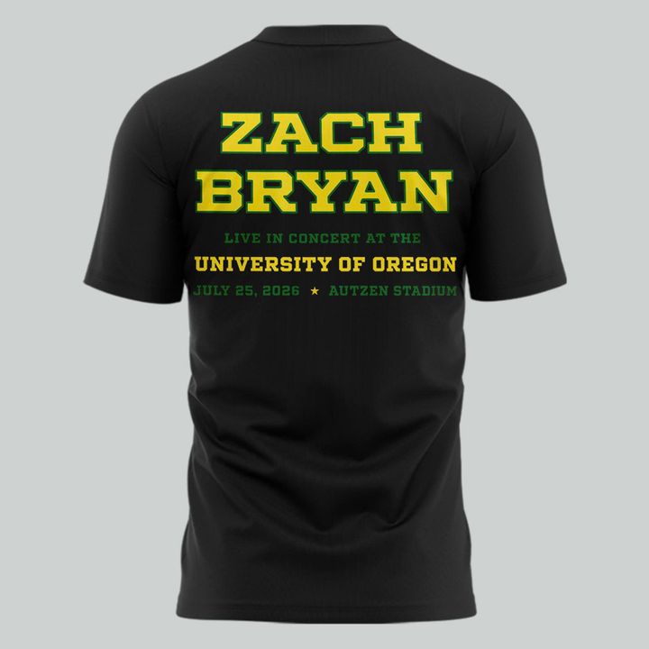 Special 2026 Zach Bryan x Oregon Ducks T-Shirt