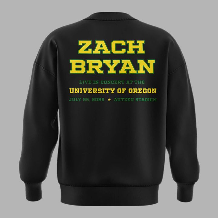 Special 2026 Zach Bryan x Oregon Ducks Sweatshirt