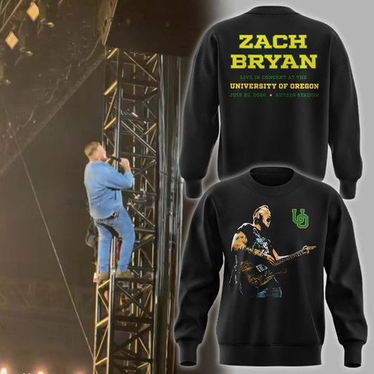 Special 2026 Zach Bryan x Oregon Ducks Sweatshirt