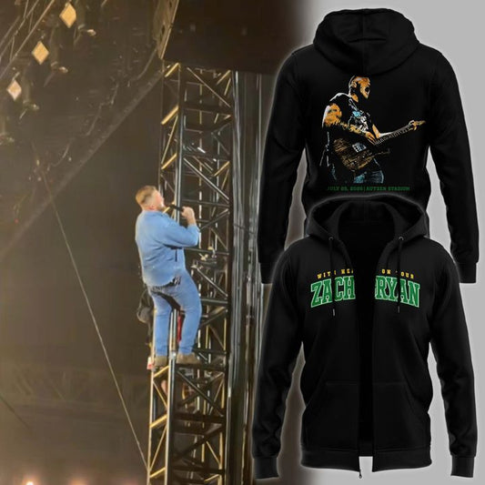 Special 2026 Zach Bryan x Oregon Ducks Zip Hoodie -
