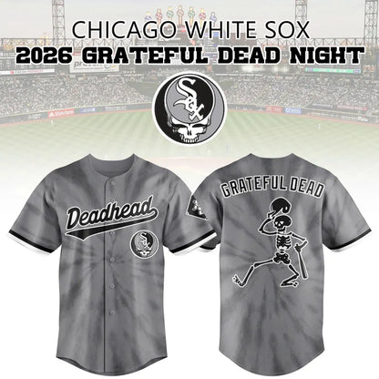 Chicago White Sox 2026 Grateful Dead Night Baseball Jersey