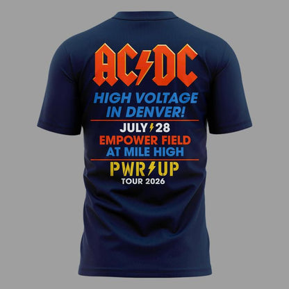 AC/DC x Denver -POWER UP TOUR 2026  T-shirt