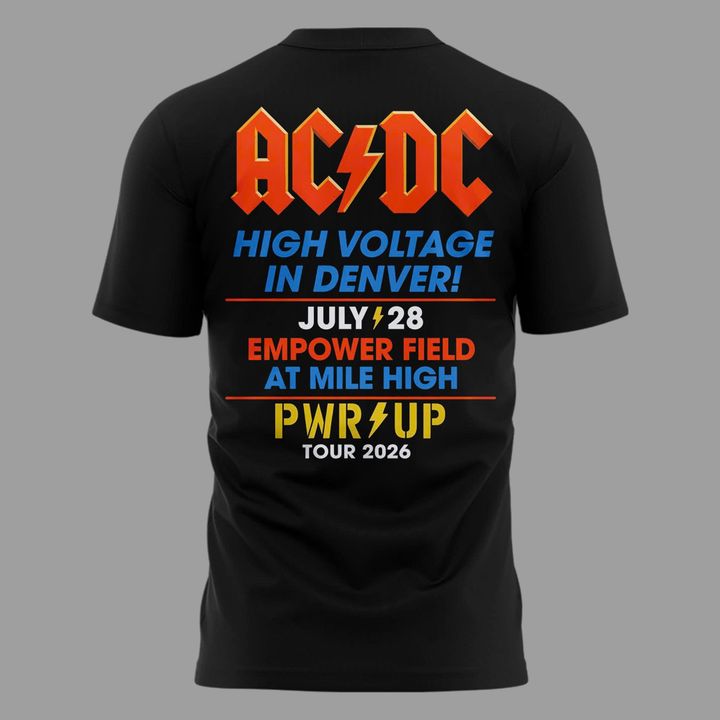 01.AC/DC x Denver -POWER UP TOUR 2026  T-shirt