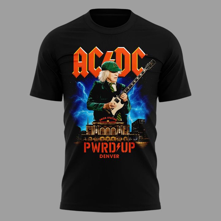 01.AC/DC x Denver -POWER UP TOUR 2026  T-shirt