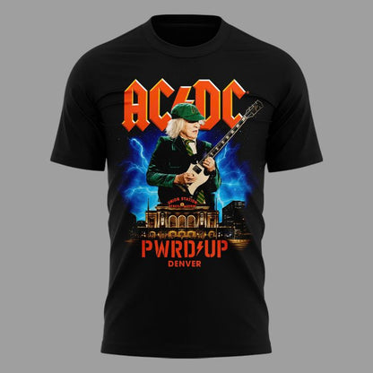 01.AC/DC x Denver -POWER UP TOUR 2026  T-shirt