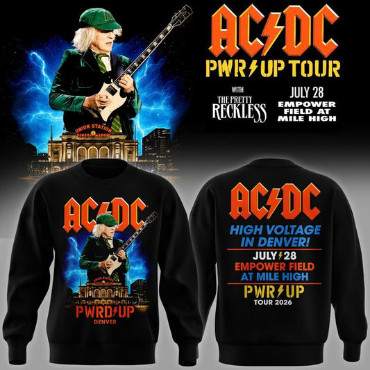 01.AC/DC x Denver -POWER UP TOUR 2026  SWEATSHIRT