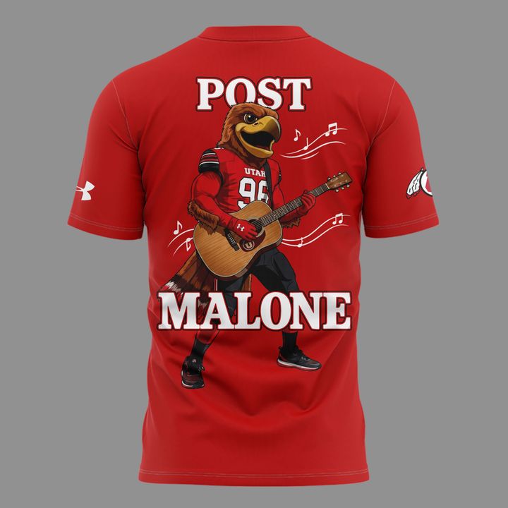 01. Post Malone x Utah Football - THE BIG ASS Stadium Tour Part 2 T-Shirt