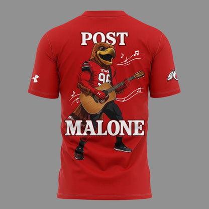01. Post Malone x Utah Football - THE BIG ASS Stadium Tour Part 2 T-Shirt