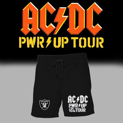 01. New Shirt AC/DC x Las Vegas Raiders - Power Up Tour 2026 T-Shirt