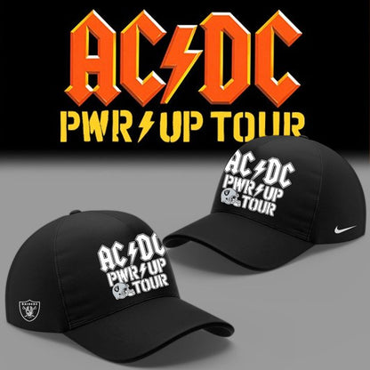 02.06. Perfect Black AC/DC x Las Vegas Raiders - Power Up Tour 2026 T-Shirt