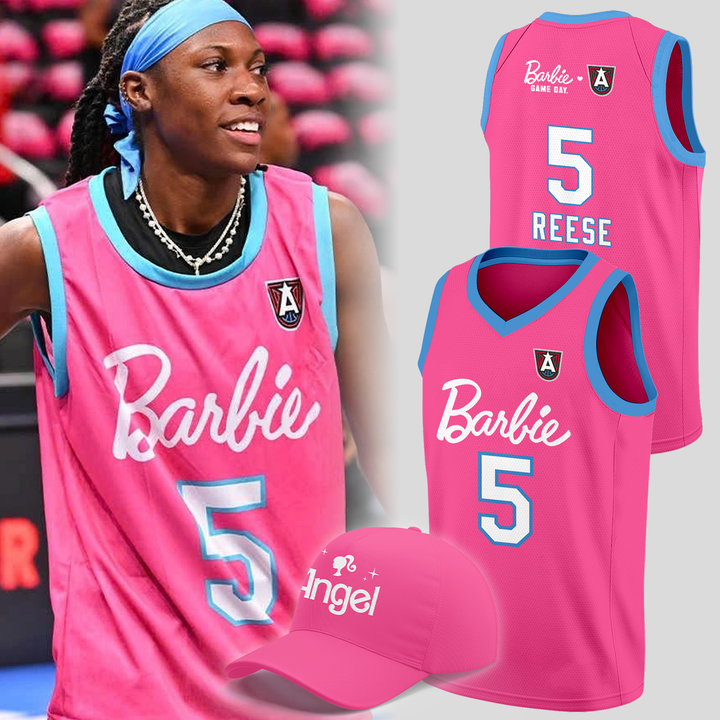 01.Atlanta Dream-Angel x Barbie night 2026  Basketball Jersey