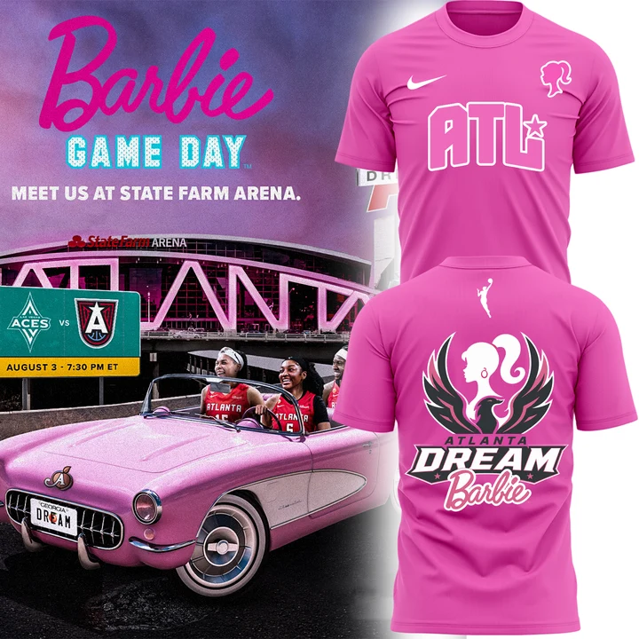 06.Atlanta Dream-Angel x Barbie night 2026 T-shirt