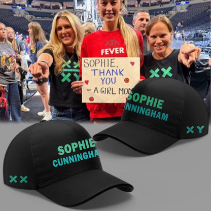 12. Black Hoodie Sophie Cunningham - Indiana Fever - Thank You Sophie For Speaking Up For Girls Hoodie