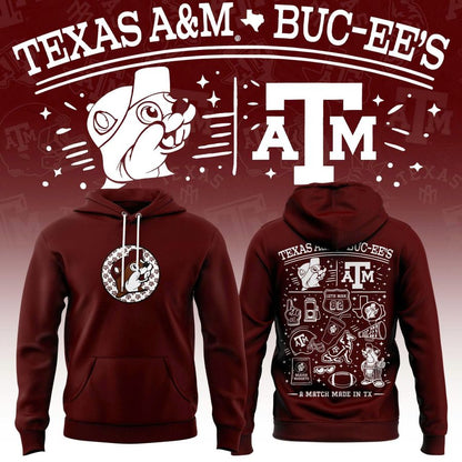 Limited edition Texas A&M and Buc-ee's Hoodie
