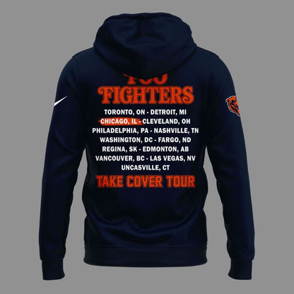 02.20. Exclusive Foo Fighters x Chicago Bears - Take Cover Tour 2026 Hoodie