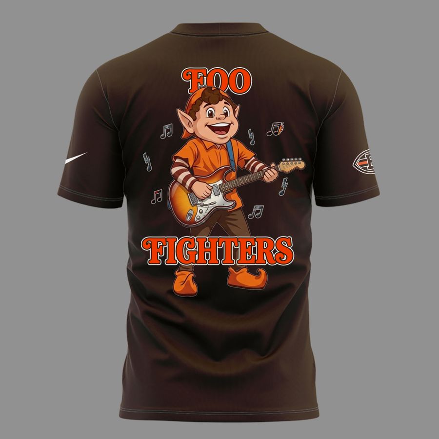 Foo Fighters TAKE COVER TOUR 2026 x Cleveland Browns Tshirt
