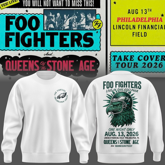 Exclusive Version Foo Fighters x Philadelphia Eagles Sweat