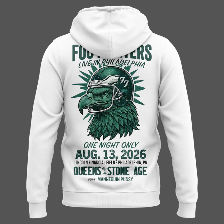 Exclusive Version Foo Fighters x Philadelphia Eagles Hoodie