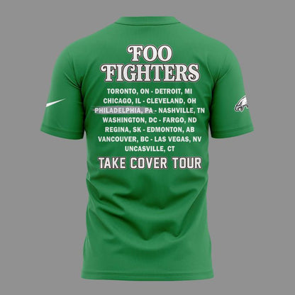 01.03. New Shirt Foo Fighters x Philadelphia Eagles - Take Cover Tour 2026 T-Shirt