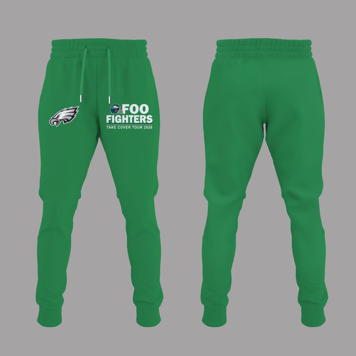 02.40. Special 2026 Foo Fighters x Philadelphia Eagles - Take Cover Tour 2026 Hoodie
