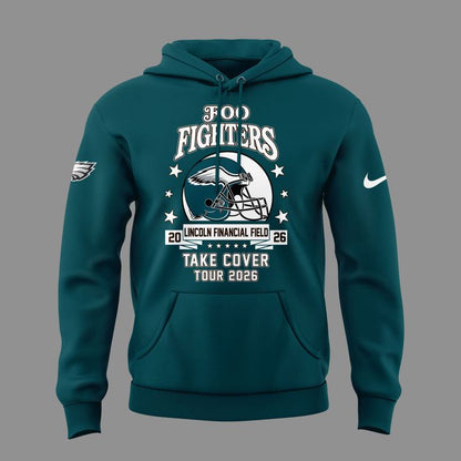 02.43. Perfect Edition Foo Fighters x Philadelphia Eagles - Take Cover Tour 2026 Hoodie