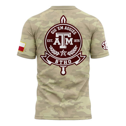Texas A&amp;M Aggies Honor &amp; Support Camo T-Shirt