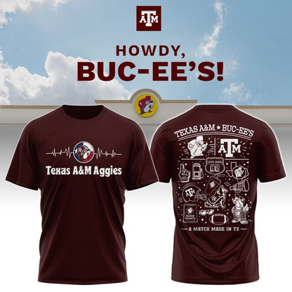 1. Texas A&amp;M x Buc-ee’s Howdy T-Shirt