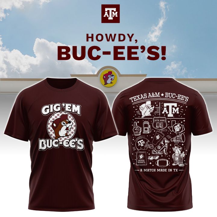 2. Texas A&amp;M x Buc-ee’s Howdy T-Shirt