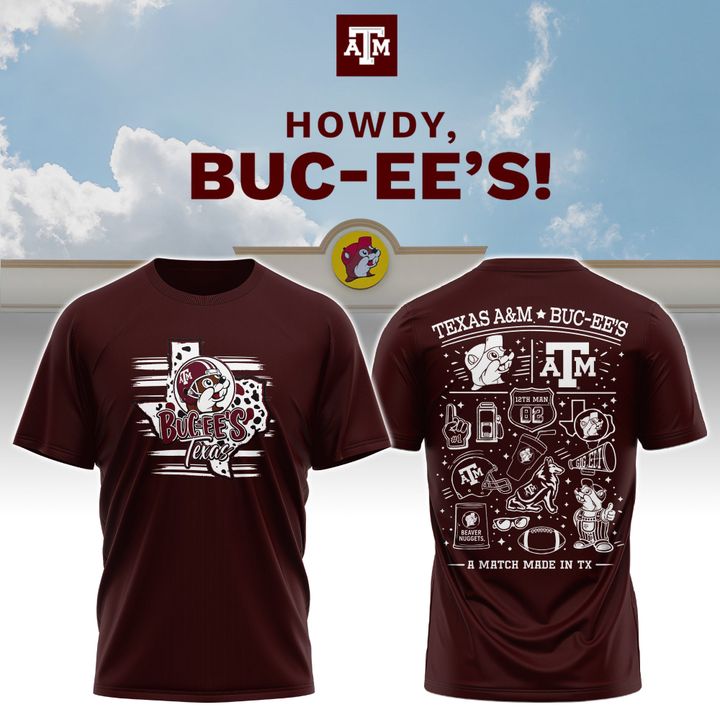 3. Texas A&amp;M x Buc-ee’s Howdy T-Shirt