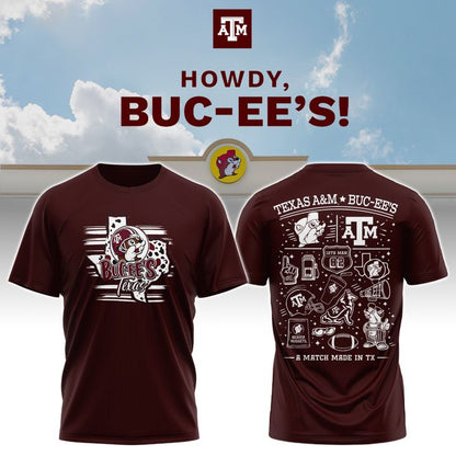 3. Texas A&amp;M x Buc-ee’s Howdy T-Shirt