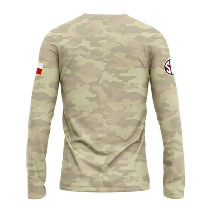 1. Texas A&amp;M Aggies Honor &amp; Support Camo Long Tee