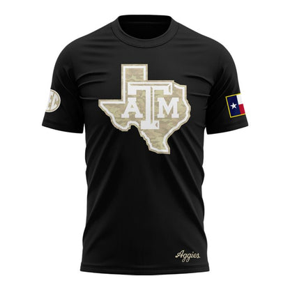 2. Texas A&amp;M Aggies Honor &amp; Support Camo Logo T-Shirt