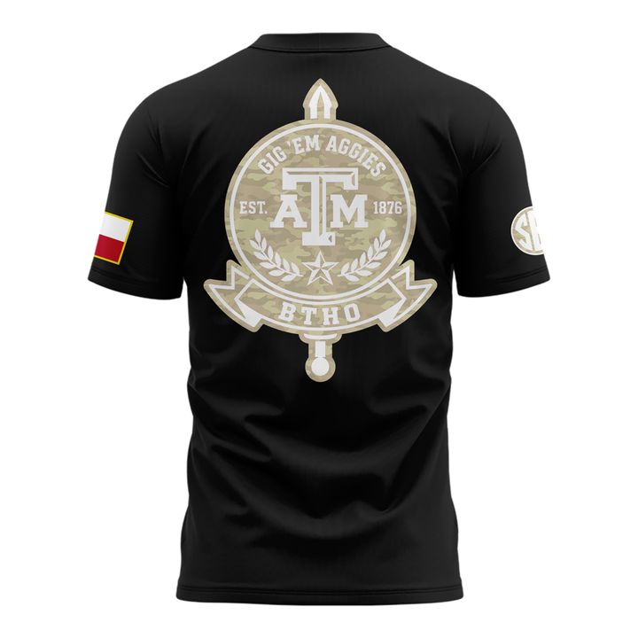 2. Texas A&amp;M Aggies Honor &amp; Support Camo Logo T-Shirt